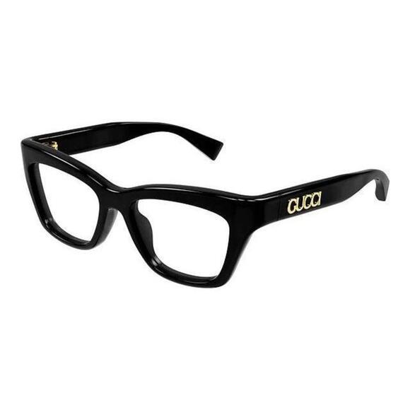 NWT Gucci GG1810o-001 Black 51mm Eyeglasses